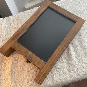 3/ $20 Tabletop Chalk and Cork Board Easel
